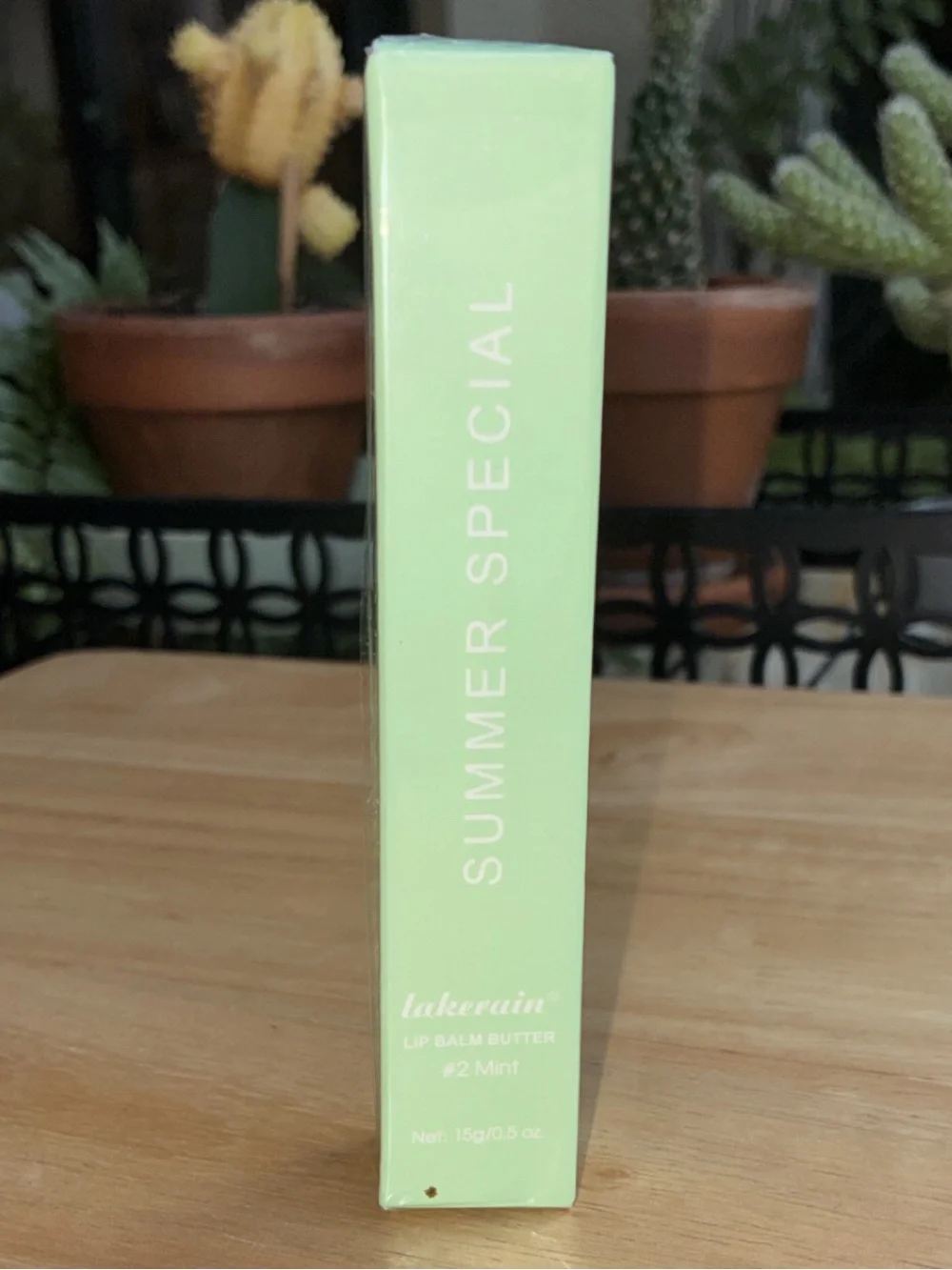 Lakerain Summer Special Lip Balm Butter - #2 Mint (0.5 oz / 15g) NIB